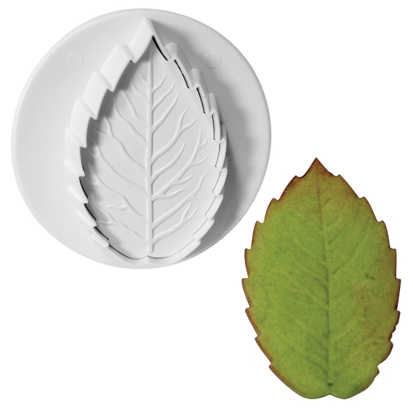 Veined Rose Leaf Plunger Cutter - XXXL